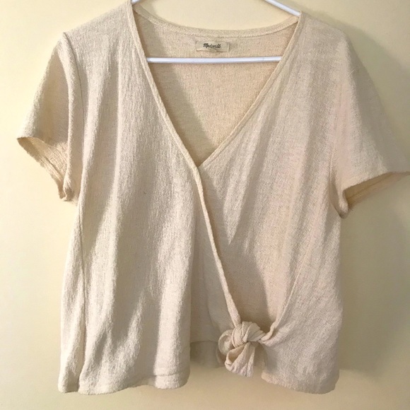 Cream Madewell Crop - Picture 4 of 5